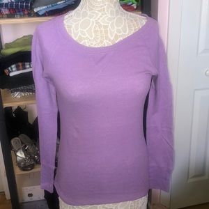 Lilac waffle t by Old Navy.